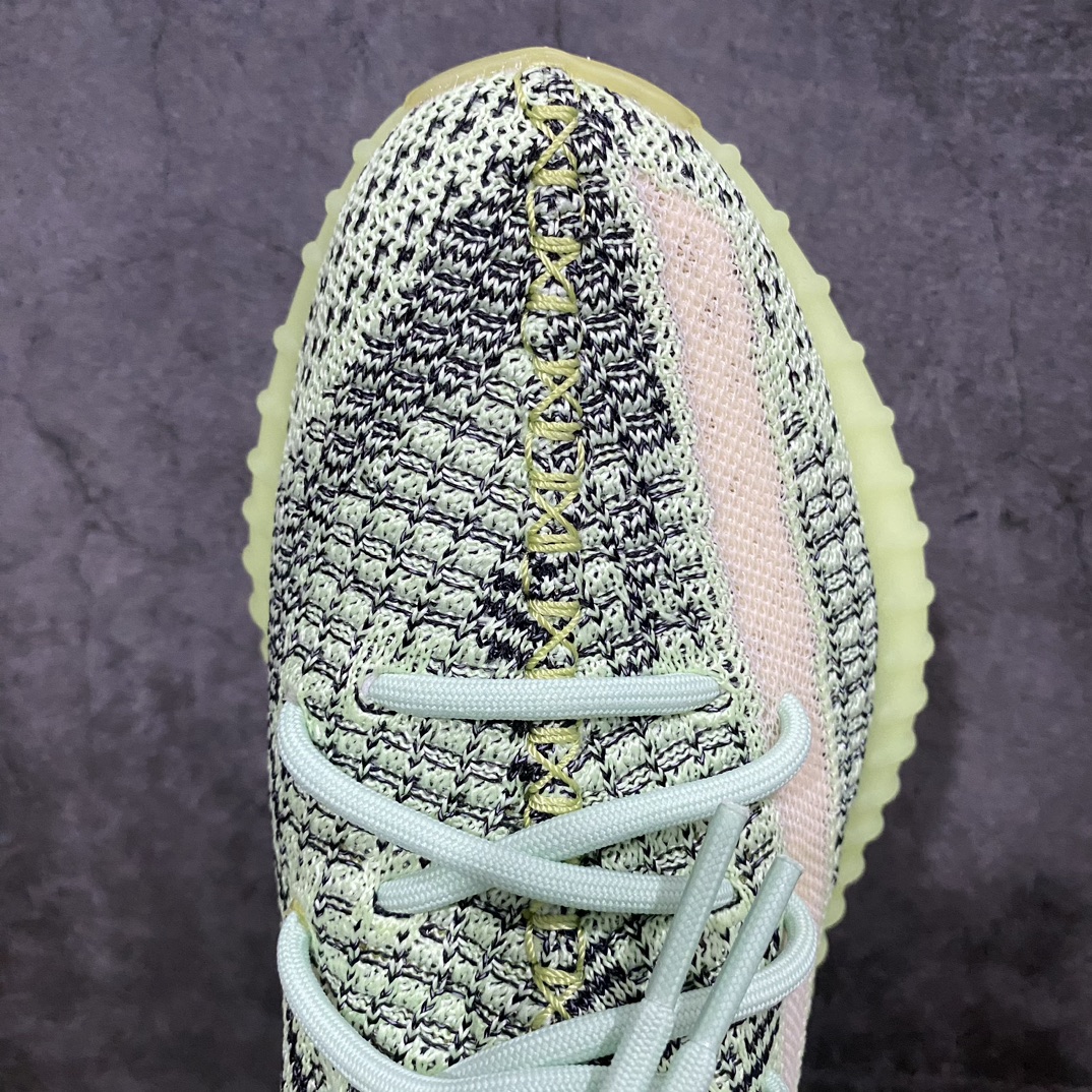 纯原Yeezy350V2夜光绿满天星