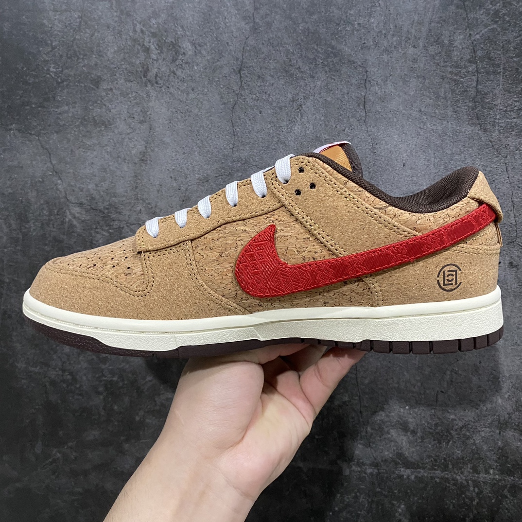 【M版纯原】CLOT x NIKE Dunk Low SP CN Gcel“Cork”20周年 FN0317-121