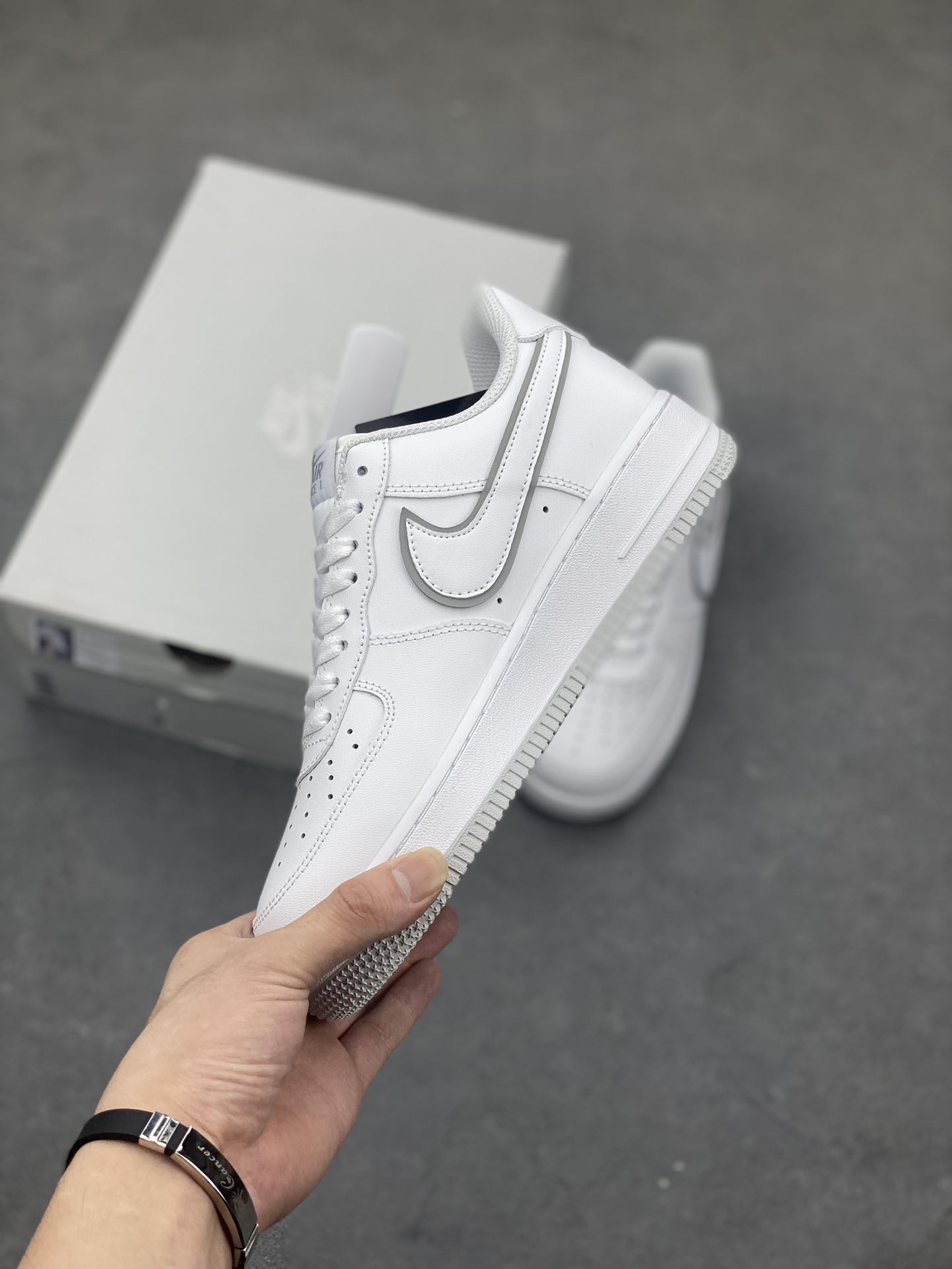 Nike Wmns Air Force 1 '07 White/Noble Red Leather Casual Sneakers 4 i1691099455 1479 2