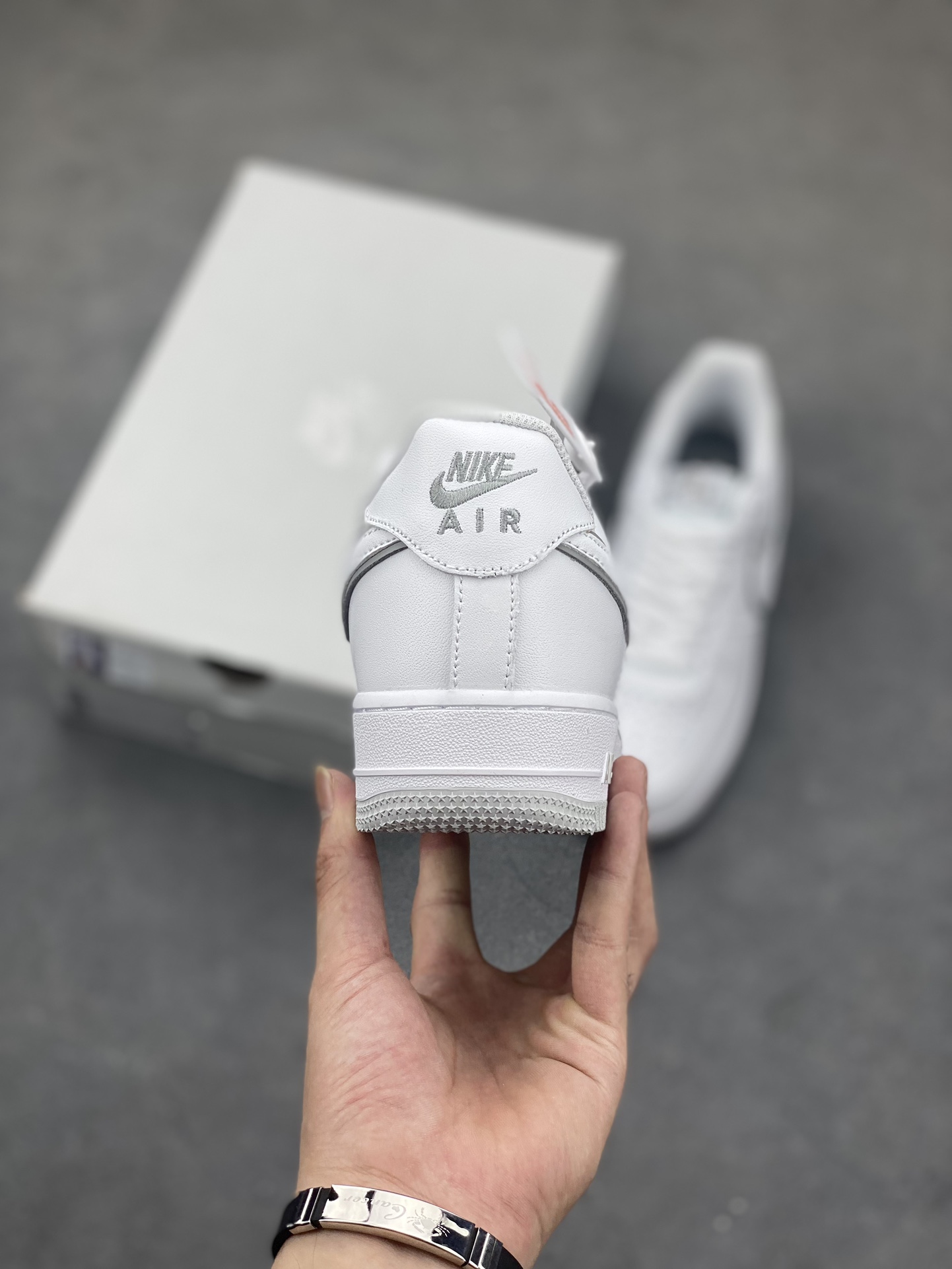 Nike Wmns Air Force 1 '07 White/Noble Red Leather Casual Sneakers 5 i1691099455 4876 3