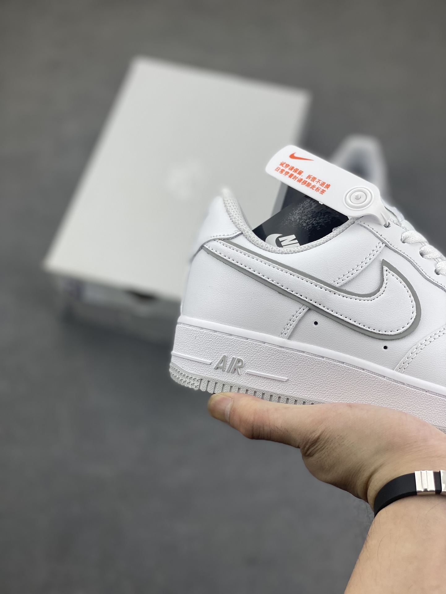 Nike Wmns Air Force 1 '07 White/Noble Red Leather Casual Sneakers 6 i1691099455 7710 4