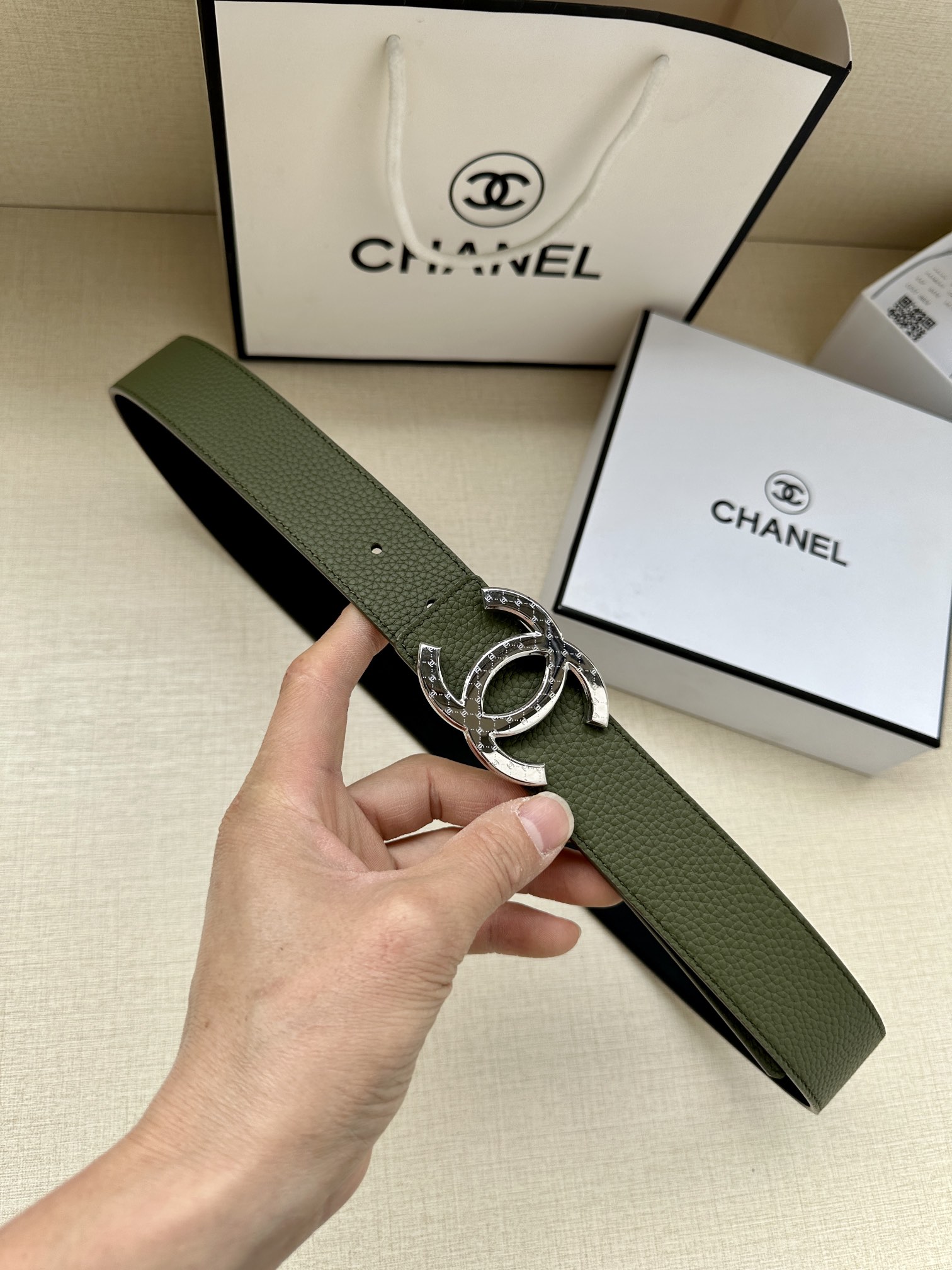 CHANEL香奈儿专柜专柜同款皮带正