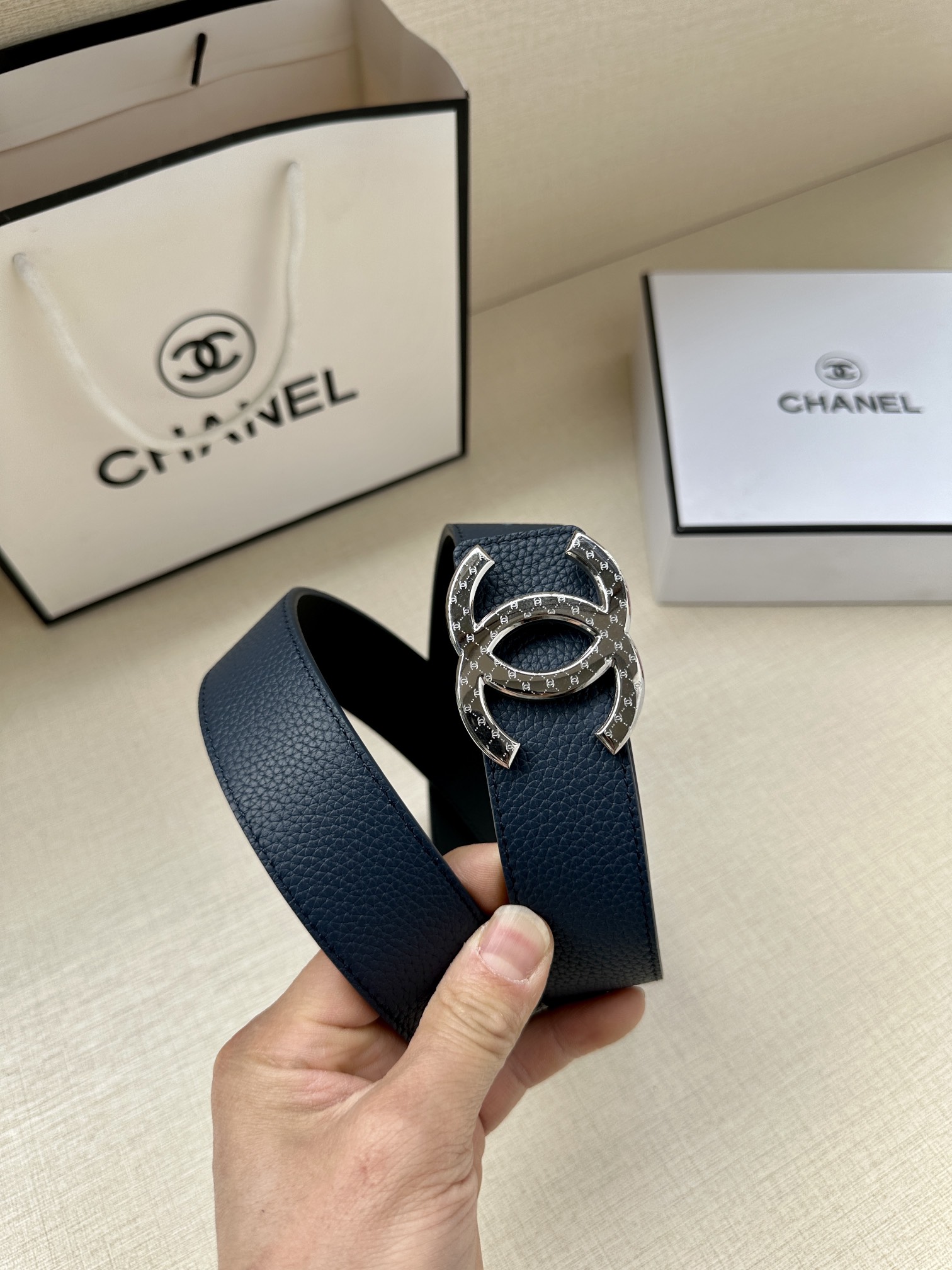 CHANEL香奈儿专柜专柜同款皮带正