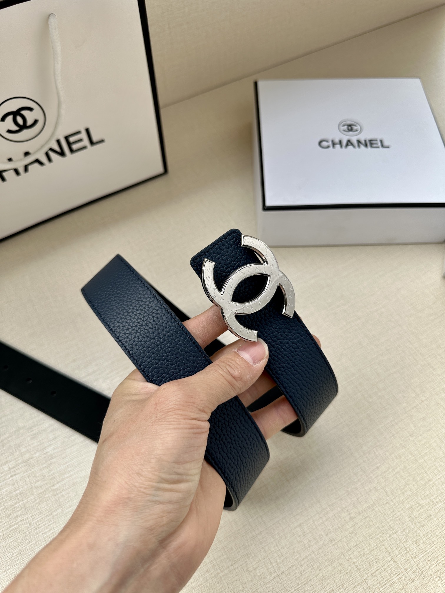 CHANEL香奈儿专柜专柜同款皮带正
