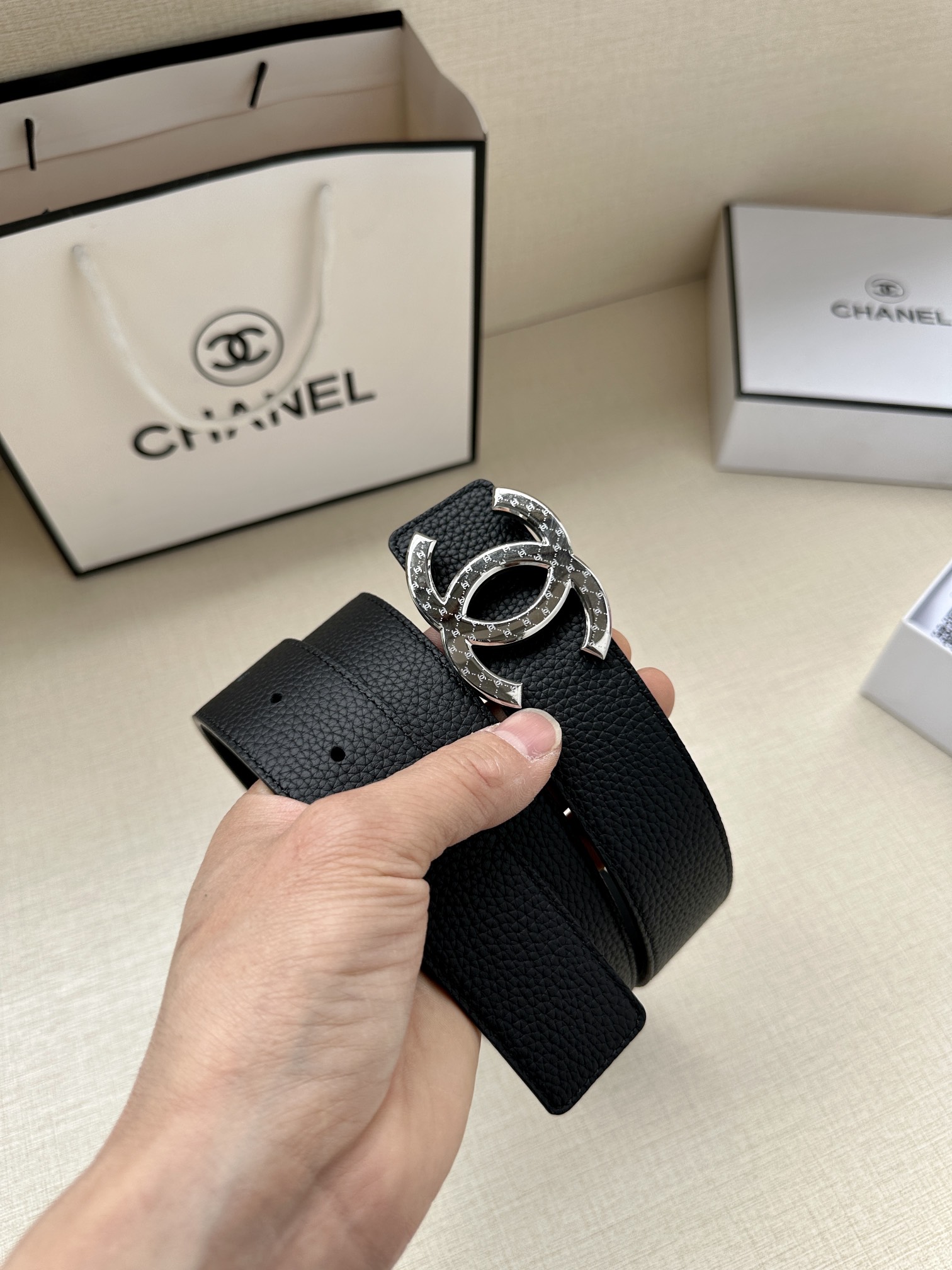 CHANEL香奈儿专柜专柜同款皮带正