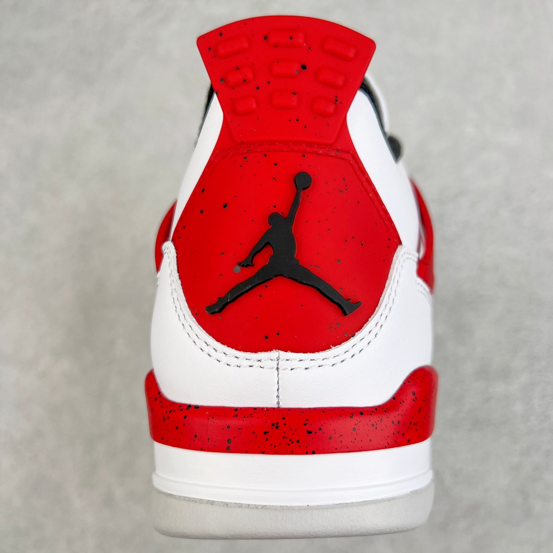 图片[8]-＃OG纯原特价 Air Jordan AJ4 Retro 白黑红 红水泥 DH6927-161 耗时多个月巨作 重金购买原楦原纸板 确保原汁原味 完美呈现四代版型 原厂织唛标 市面唯一采用原装皮料 正确网格工艺 全方位一致匹配官方细节 尺码：36 36.5 37.5 38 38.5 39 40 40.5 41 42 42.5 43 44 44.5 45 46 47.5-选品中心