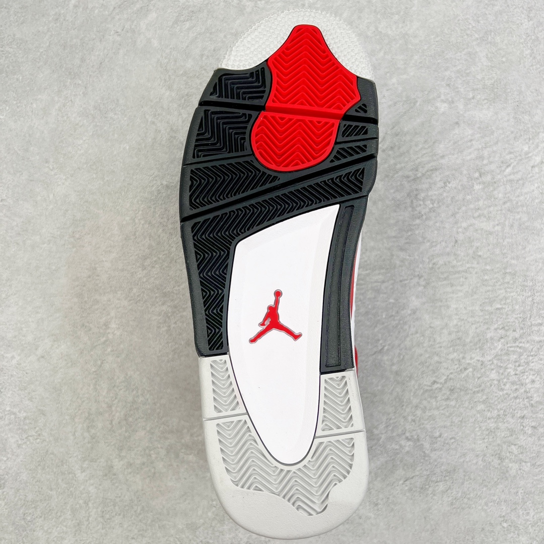 图片[9]-＃OG纯原特价 Air Jordan AJ4 Retro 白黑红 红水泥 DH6927-161 耗时多个月巨作 重金购买原楦原纸板 确保原汁原味 完美呈现四代版型 原厂织唛标 市面唯一采用原装皮料 正确网格工艺 全方位一致匹配官方细节 尺码：36 36.5 37.5 38 38.5 39 40 40.5 41 42 42.5 43 44 44.5 45 46 47.5-选品中心