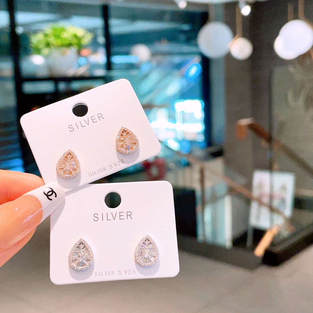 ミニマリスト高品質シルバーイヤリングシルバー プロポーズ