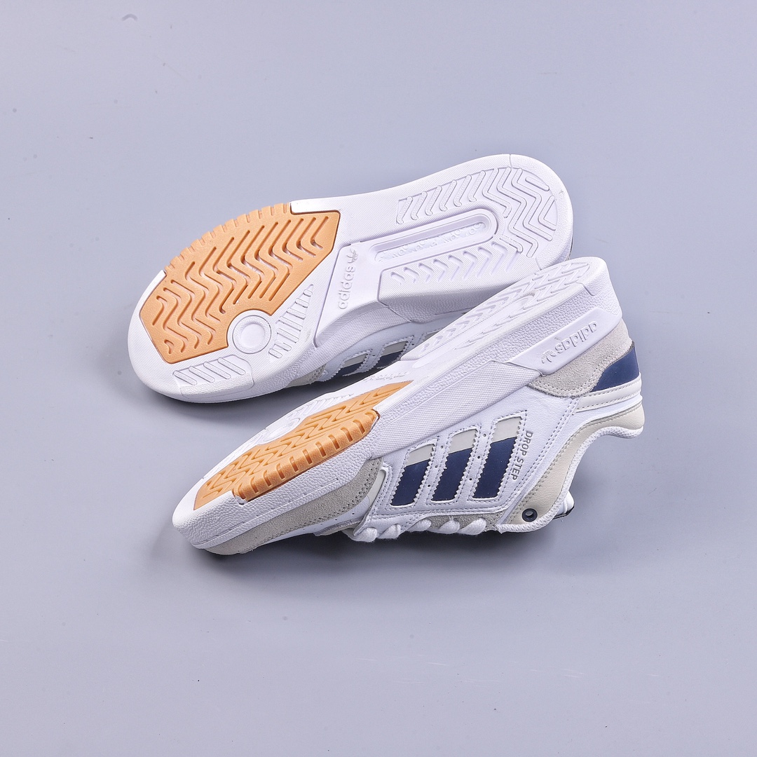 180 YH adidas Originals DROP STEP LOW系列学院风  HQ7133