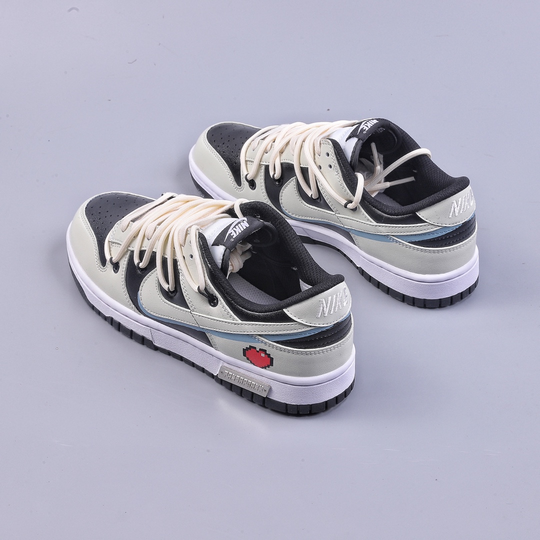 Nike Dunk Low 熊猫恶作剧-反转爱心 CW1590-100