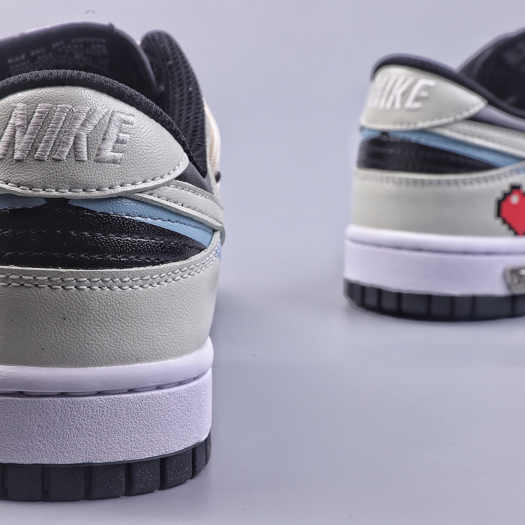 Nike Dunk Low 熊猫恶作剧-反转爱心 CW1590-100