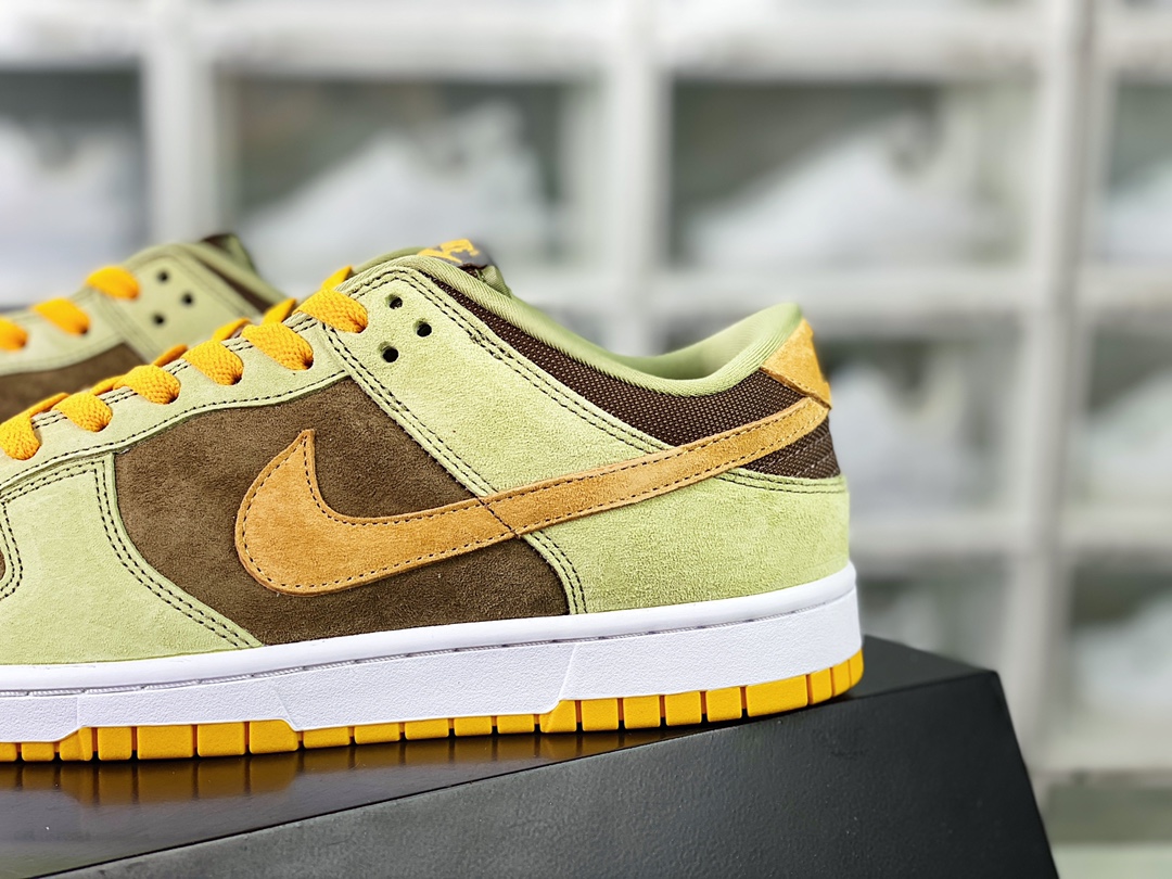 SB Dunk Low SE ”Dusty Olive” dunk series low-top casual sports skateboard shoes ”green brown orange olive” DH5360-300