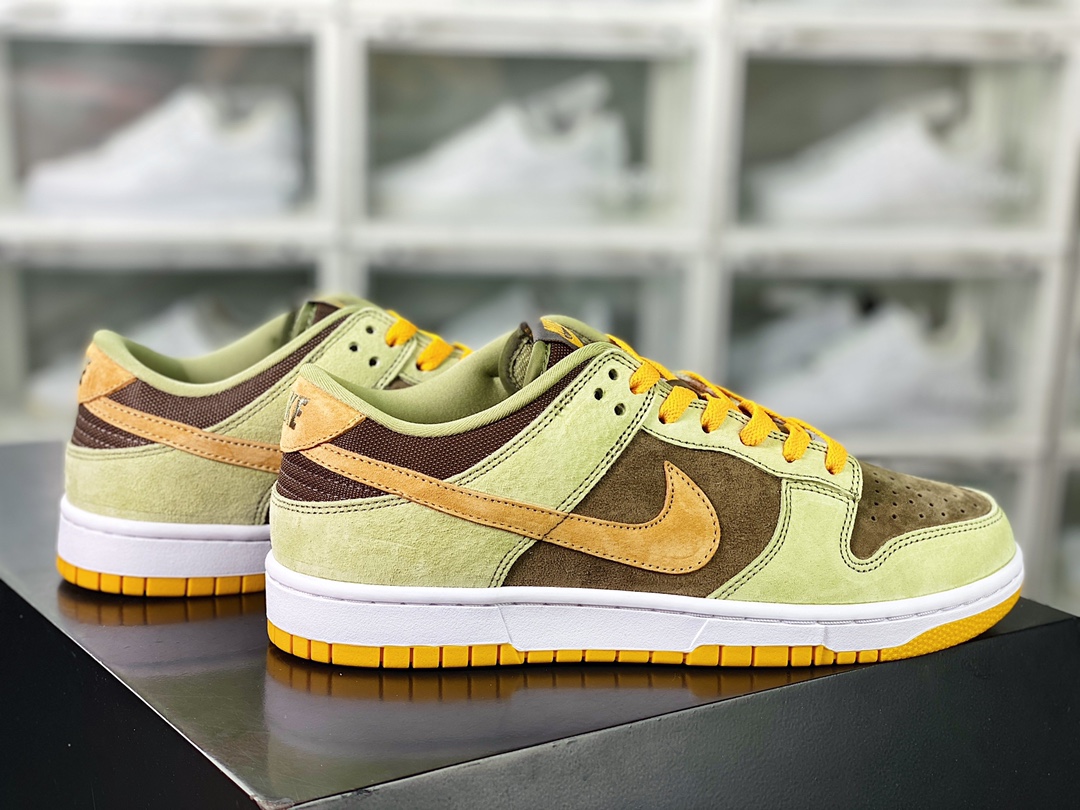 SB Dunk Low SE ”Dusty Olive” dunk series low-top casual sports skateboard shoes ”green brown orange olive” DH5360-300