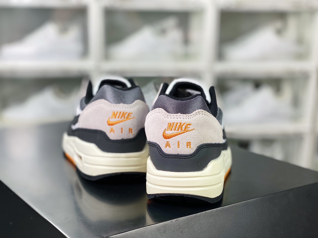 200 Nike Air Max 1 ”Athletic Department”初代复古气垫百搭休闲运动慢跑鞋“白碳黑黄”FN7487-133