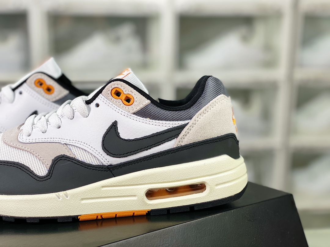 200 Nike Air Max 1 ”Athletic Department”初代复古气垫百搭休闲运动慢跑鞋“白碳黑黄”FN7487-133