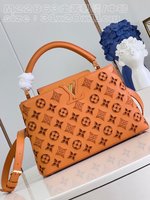 Louis Vuitton LV Capucines Bags Handbags Yellow Embroidery Cowhide Fall Collection M22863