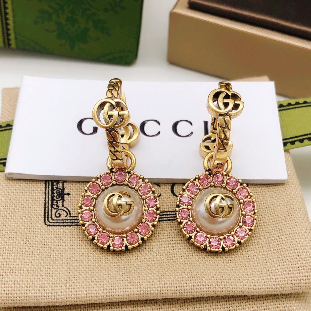 NO:111737,55 number GED0085 gold 55 number GED0070 rose gold 55 number GED0208 color diamond [gucc* latest ear hook color diamond] consistent Z brass material, jewelry quality, gucci1986090955编号GED0085金色 55编号GED0070玫瑰金色 55编号GED0208彩钻【gucc*最新款耳勾彩钻】一致Z黄铜材质,饰品精品,gucci,Jewelry