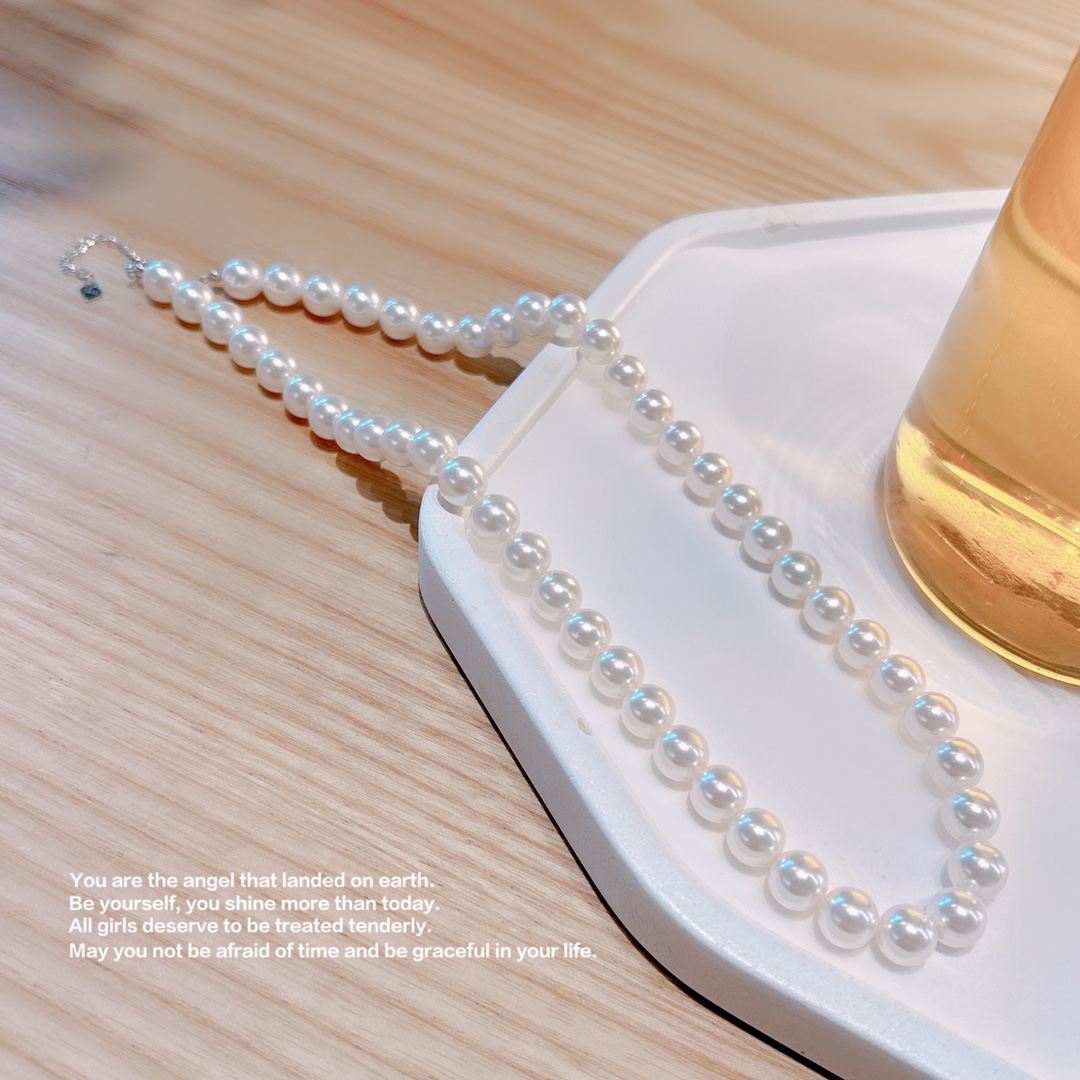 Hypoallergenic Silver Necklace Vintage Mother's Birthday Gold