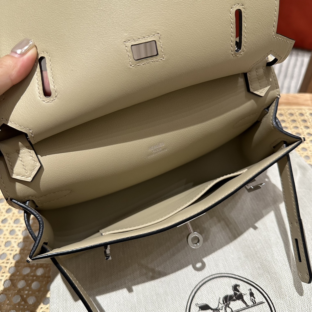 Handmade Mini Jypsiere Bag, Swift Leather, Silver Hardware - Custom Order 7 i1691136730 7914 5