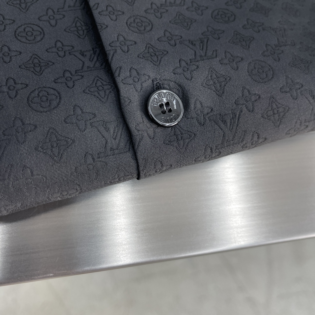 Louis Vuitton Men's Silk Blend Mini Monogram Shirt - Modern Style 5 i1691140808 8758 1