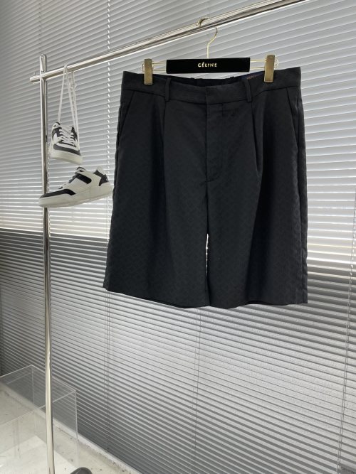 Louis Vuitton Men's Mini Monogram Silk Blend Shorts - Modern Style 1 Louis Vuitton Men's Mini Monogram Silk Blend Shorts - Modern Style