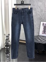 Zegna Fake
 Clothing Jeans Men Denim Genuine Leather Fall Collection Fashion
