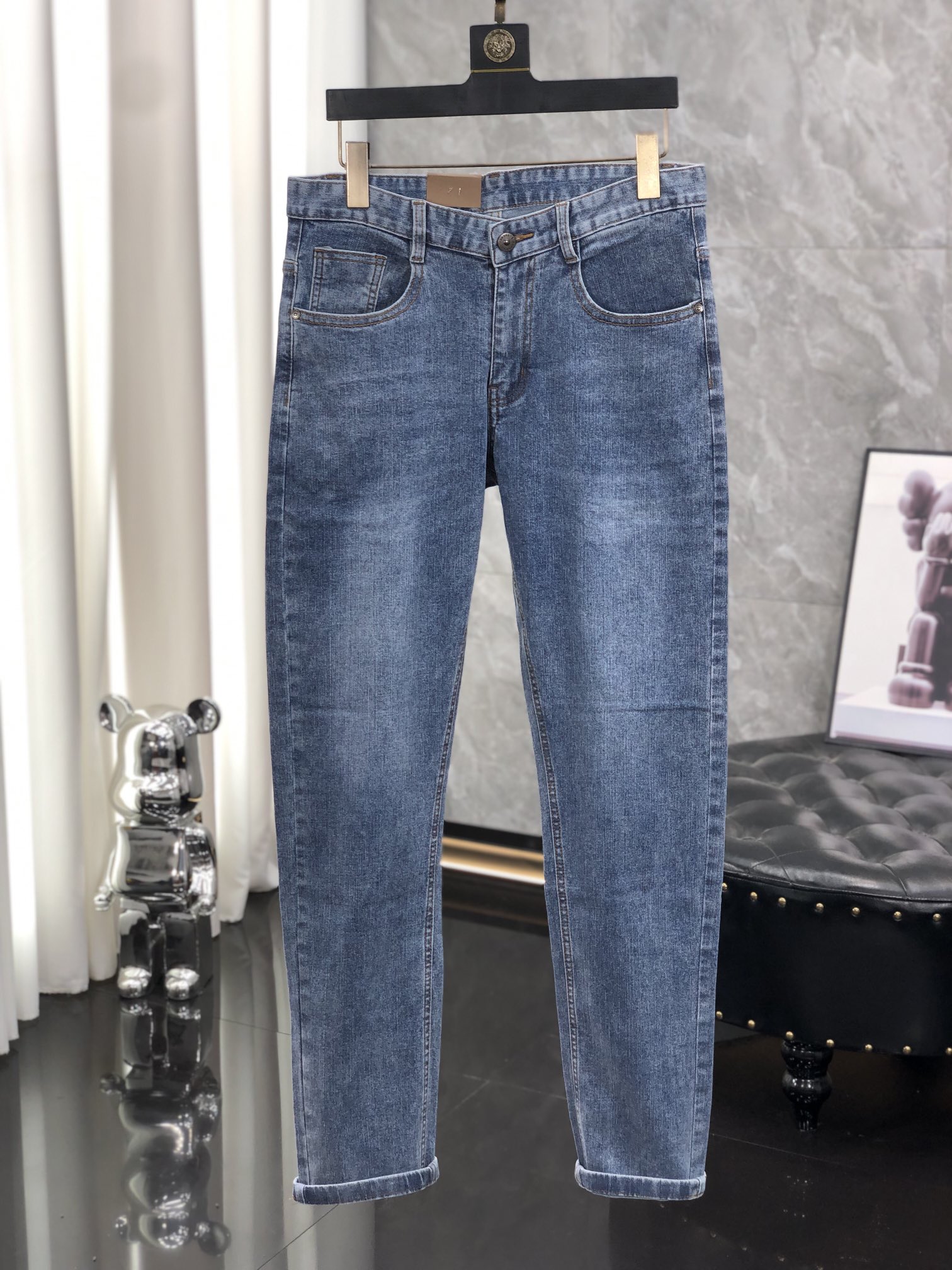 Burberry Clothing Jeans Top Quality Replica
 Men Denim Genuine Leather Fall Collection Fashion