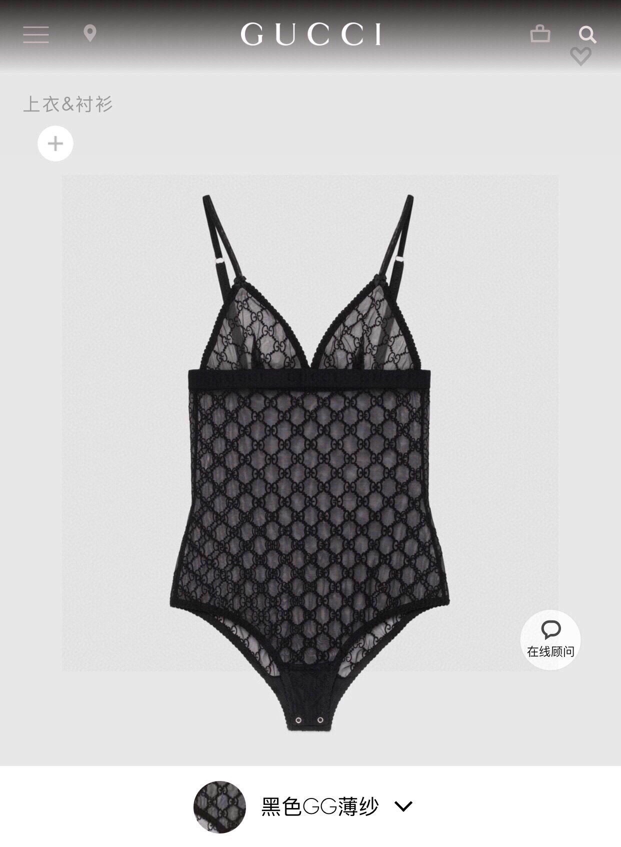 Gucci AAA
 Clothing Swimwear & Beachwear Black Embroidery Gauze Spring/Summer Collection