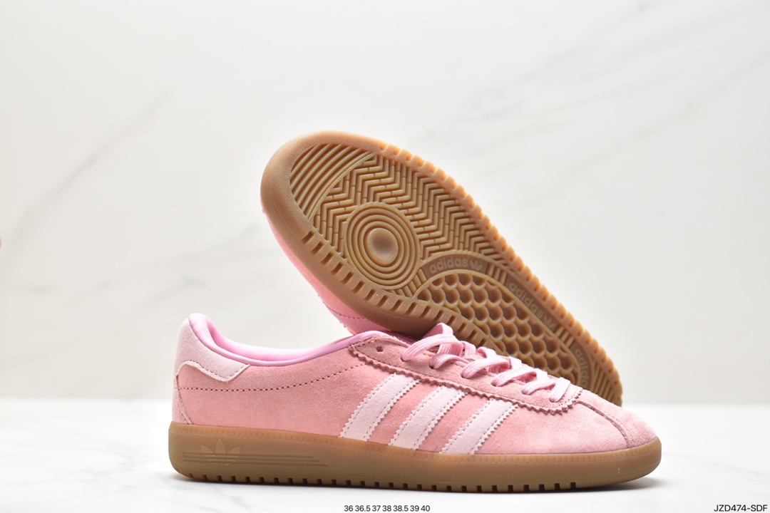 Adidas Originals Bermuda suede non-slip wear-resistant lightweight low-top sneakers GY7388