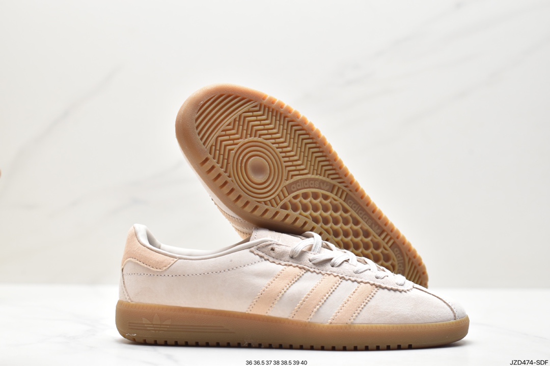 Adidas Originals Bermuda suede non-slip wear-resistant lightweight low-top sneakers GY7388