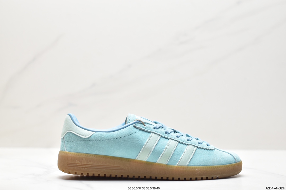 Adidas Originals Bermuda suede non-slip wear-resistant lightweight low-top sneakers GY7388