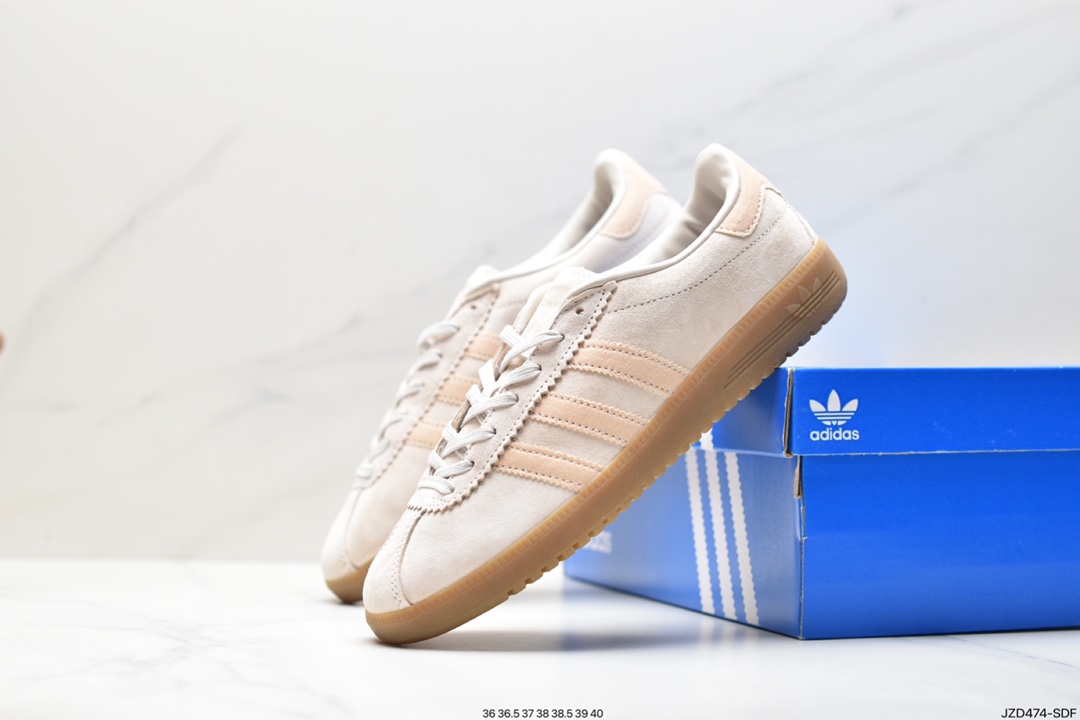 Adidas Originals Bermuda suede non-slip wear-resistant lightweight low-top sneakers GY7388