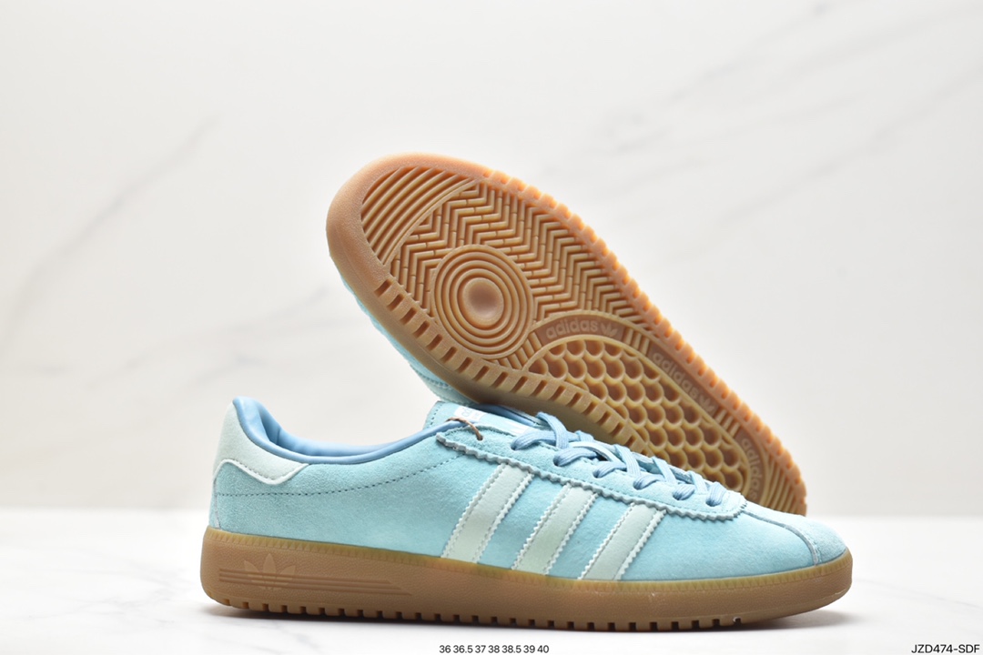 Adidas Originals Bermuda suede non-slip wear-resistant lightweight low-top sneakers GY7388