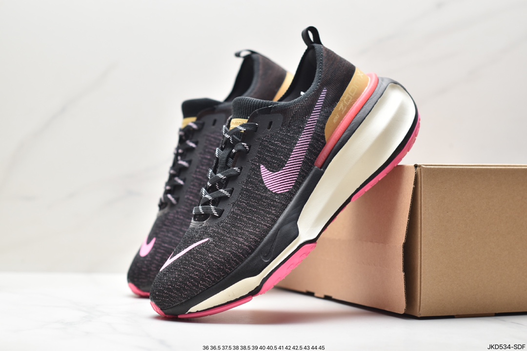 160 耐克NIKE ZOOMX INVINCIBLE RUN FK3 短跑马拉松系带系列轻量休闲运动慢跑鞋 DR2615-400