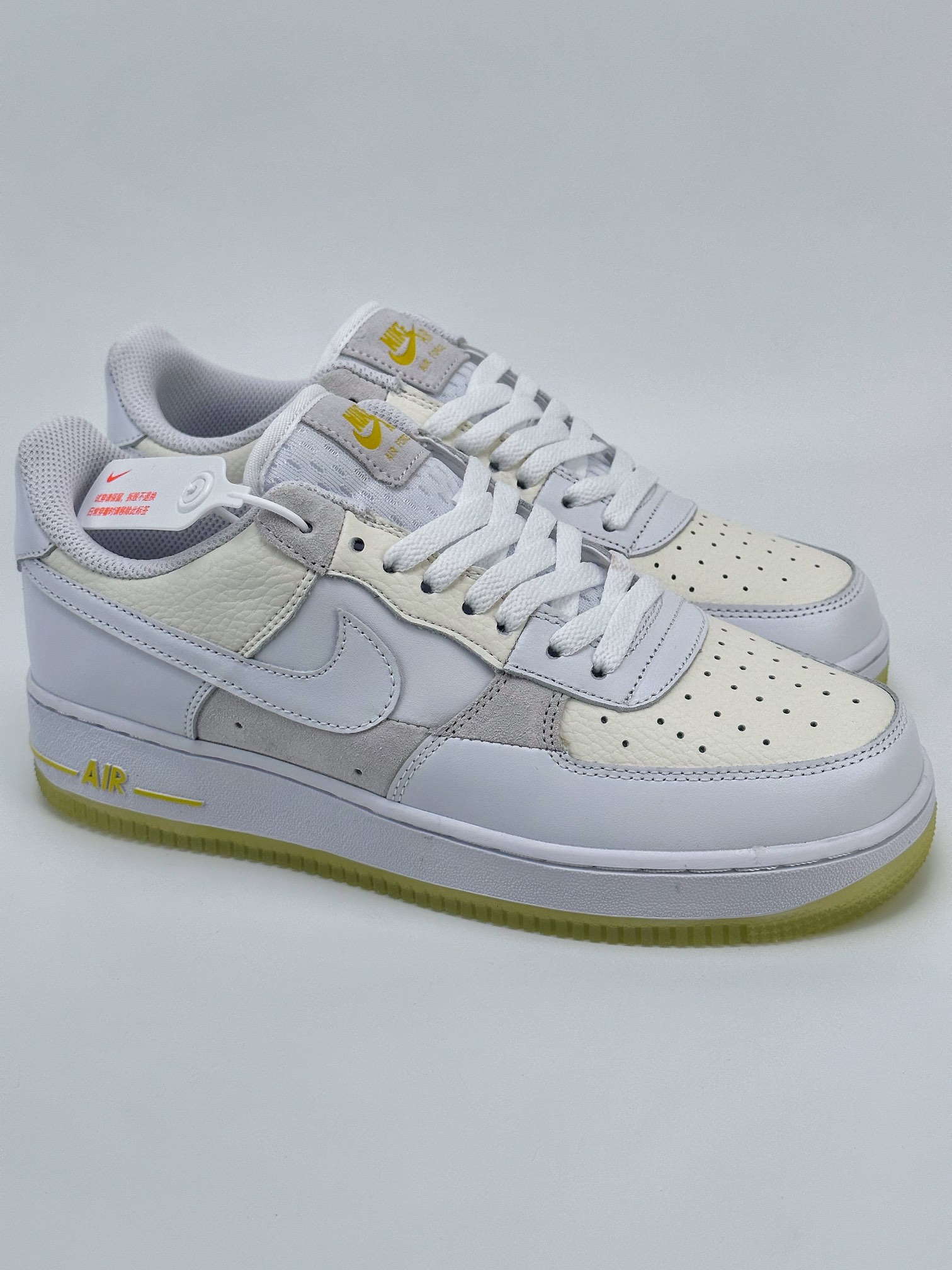 Nike Air Force 1 Low 07 白黄拼接 FQ0709-100