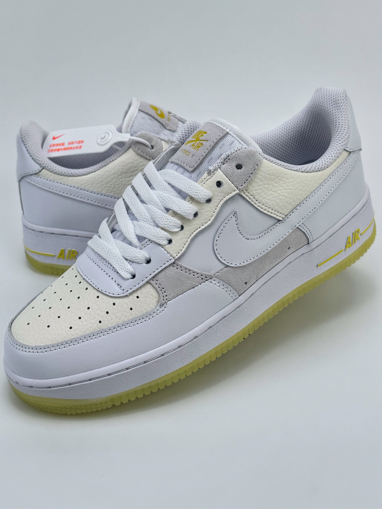 Nike Air Force 1 Low 07 白黄拼接 FQ0709-100