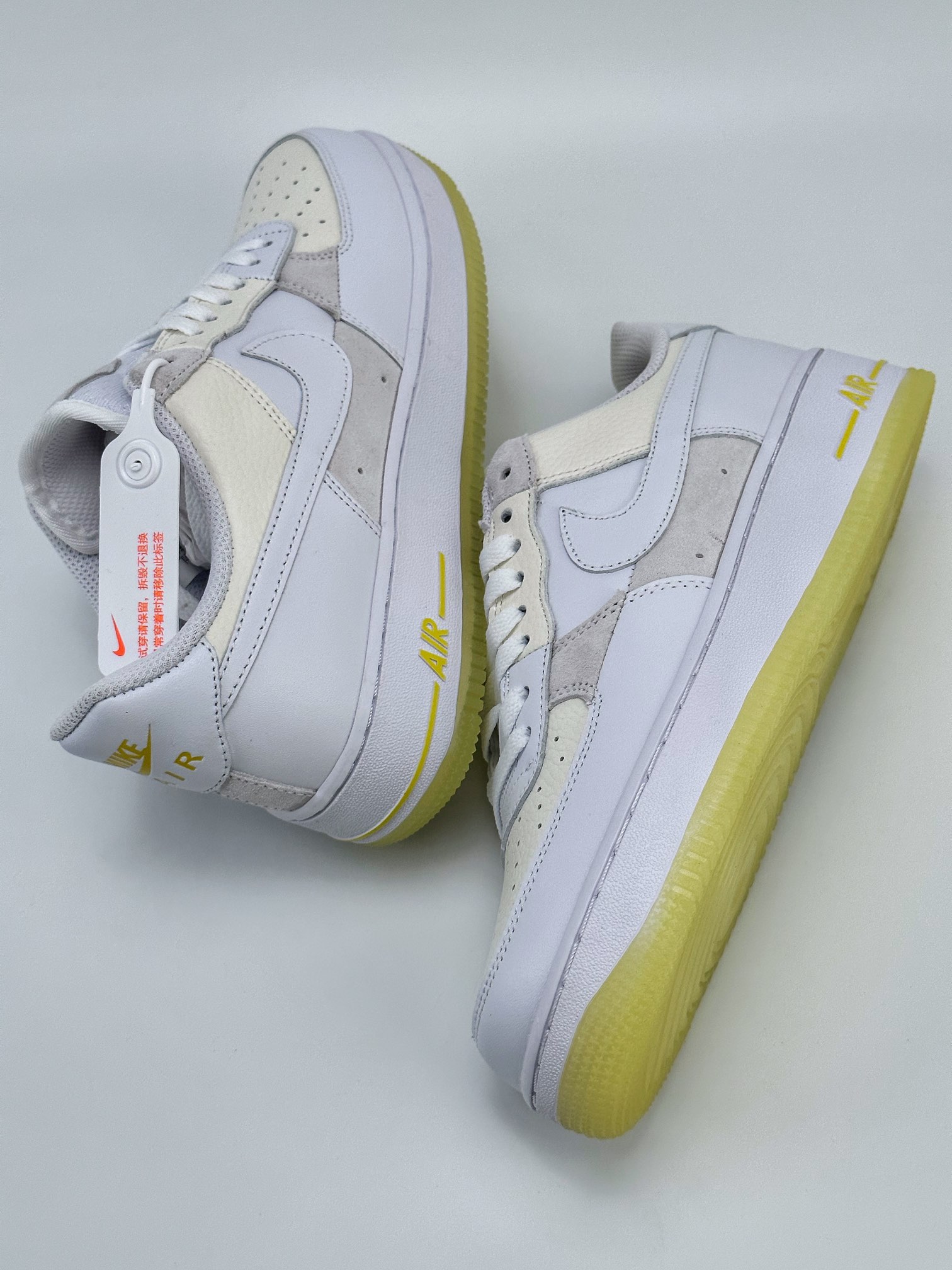 Nike Air Force 1 Low 07 白黄拼接 FQ0709-100