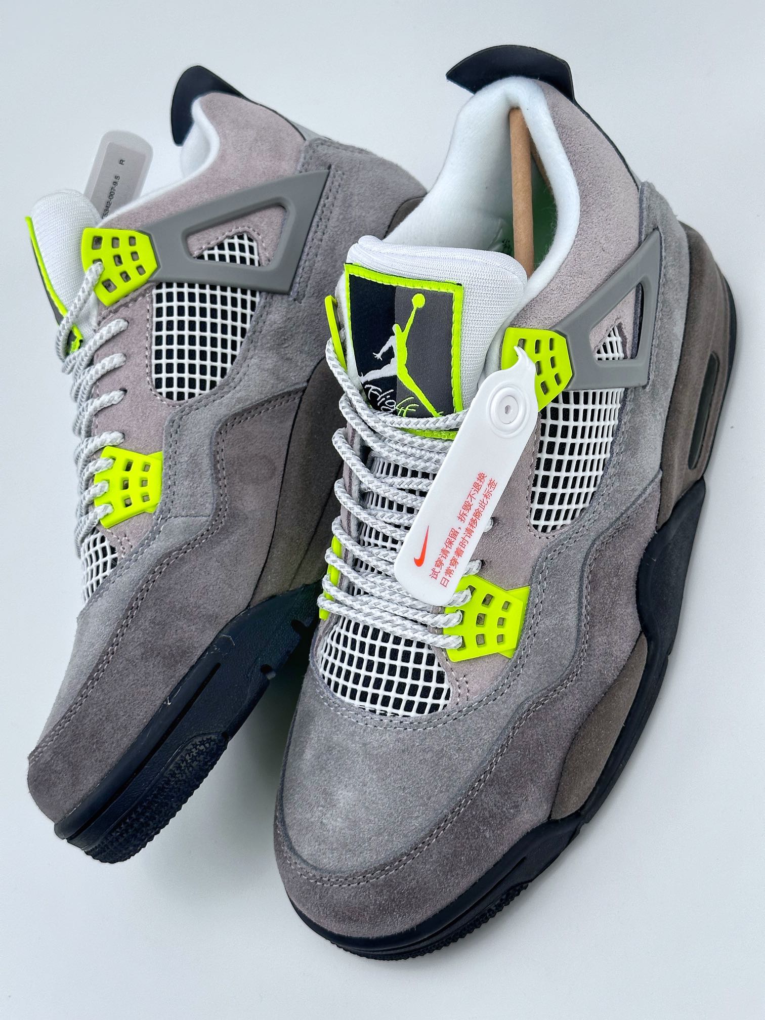 260 Air Jordan 4 Retro se'95 neon 翻毛灰绿  CT5342-007