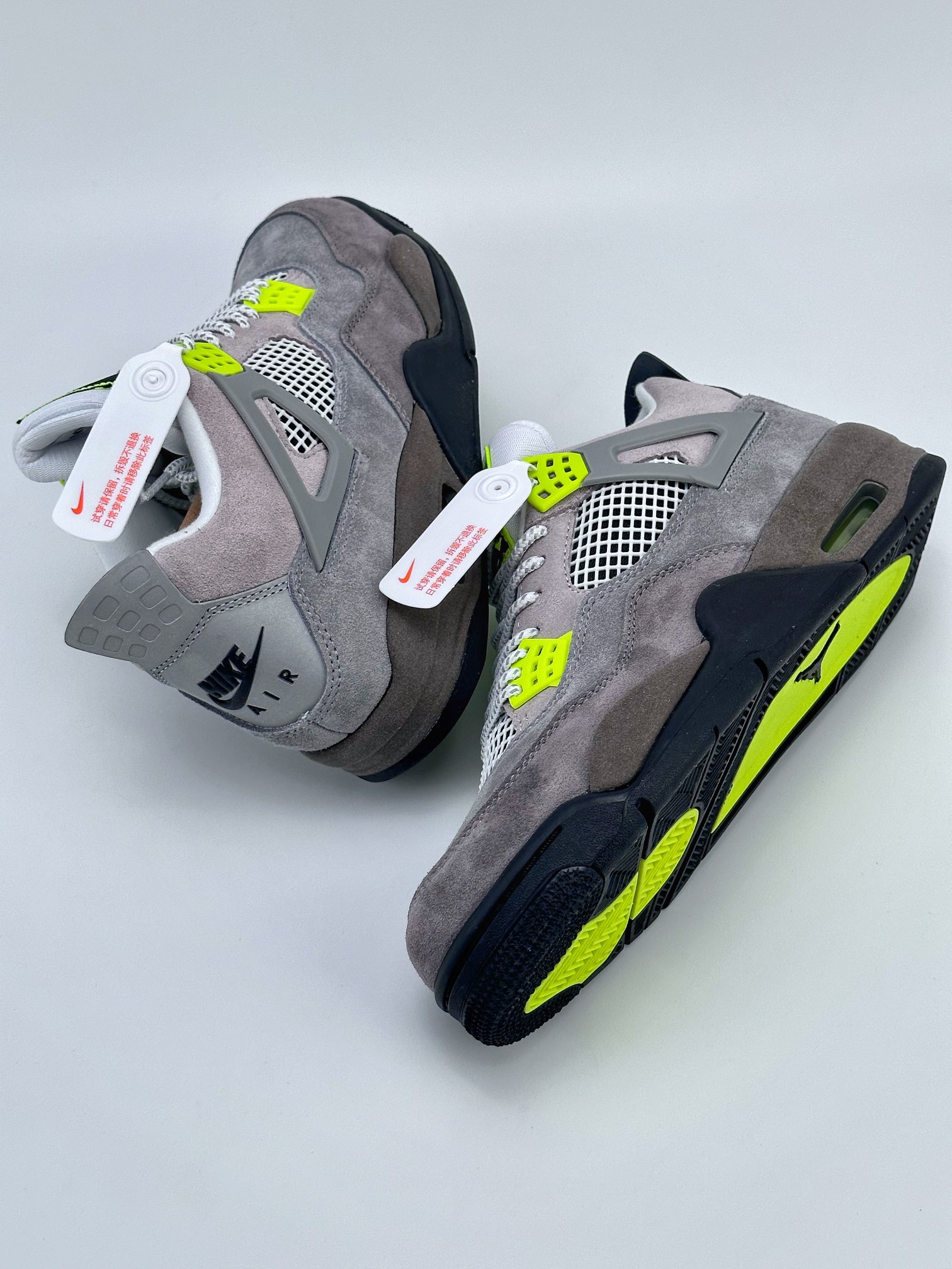 260 Air Jordan 4 Retro se'95 neon 翻毛灰绿  CT5342-007