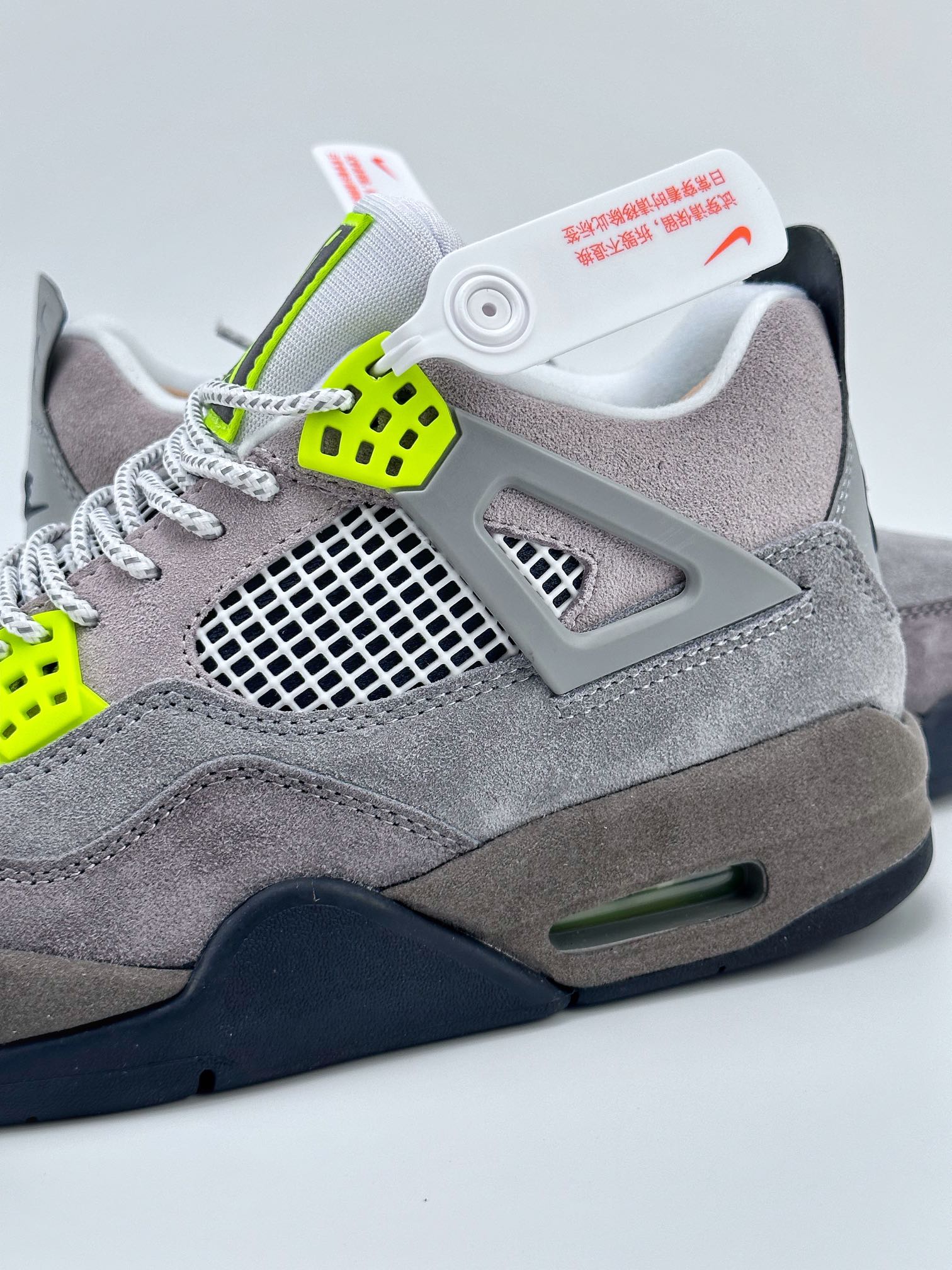 260 Air Jordan 4 Retro se'95 neon 翻毛灰绿  CT5342-007