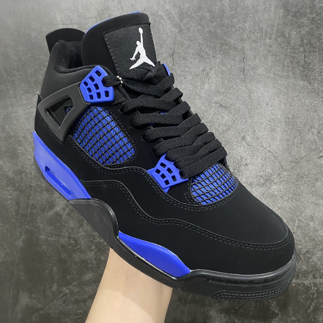 280 【小绿x版】Air Jordan AJ4黑蓝