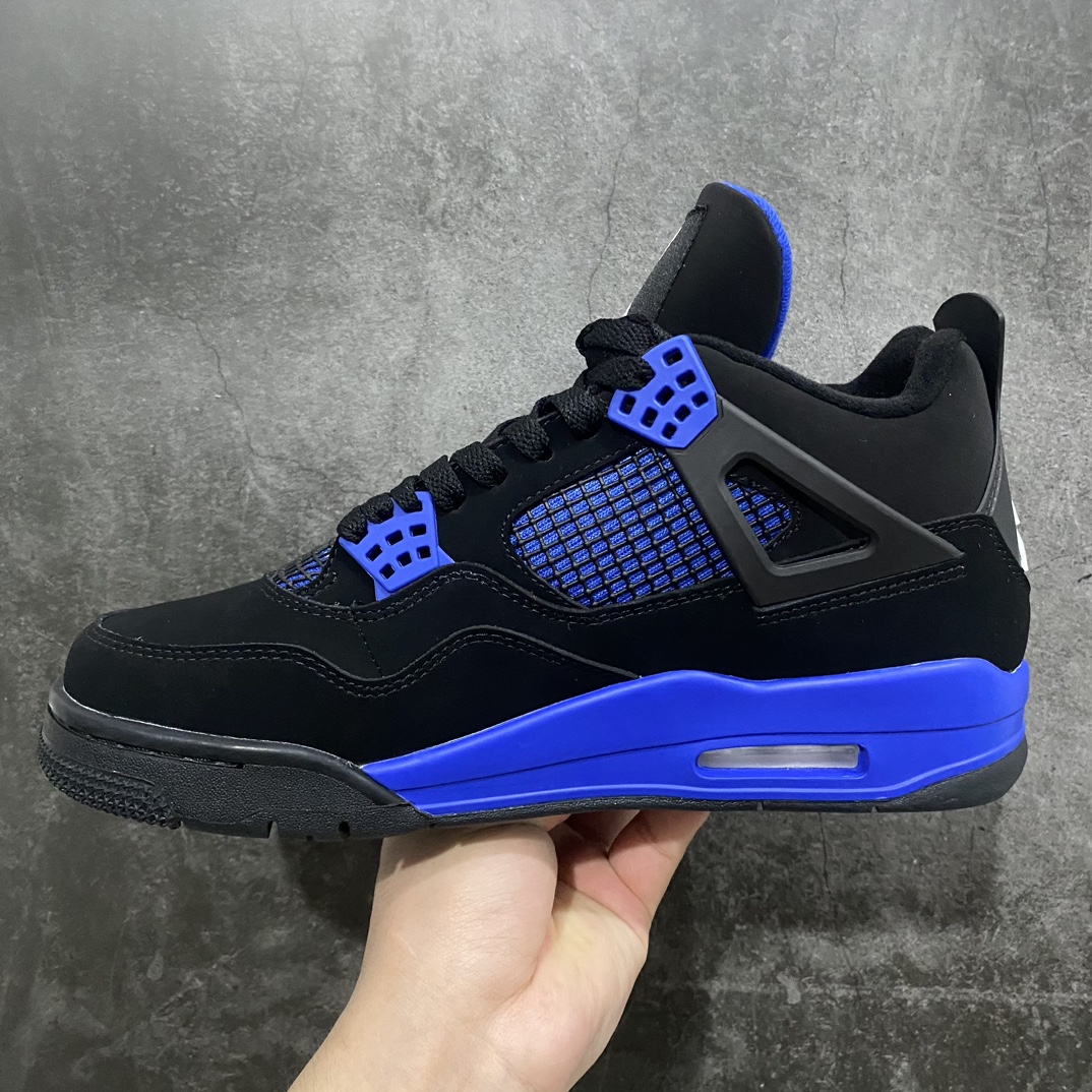 280 【小绿x版】Air Jordan AJ4黑蓝