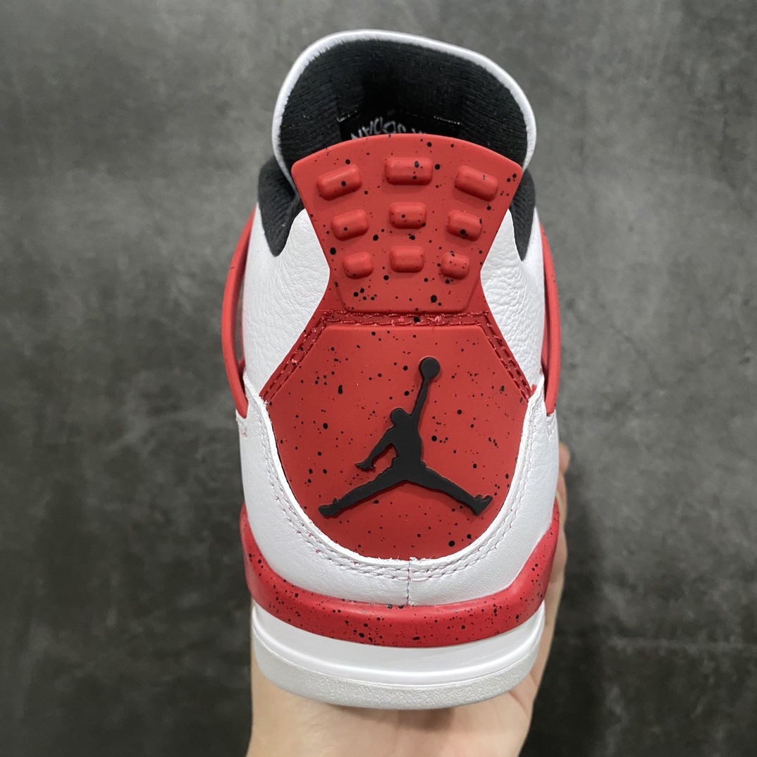 450 【OG纯原】Air Jordan 4 “Red Cement”aj4红水泥全码出货 DH6927-161