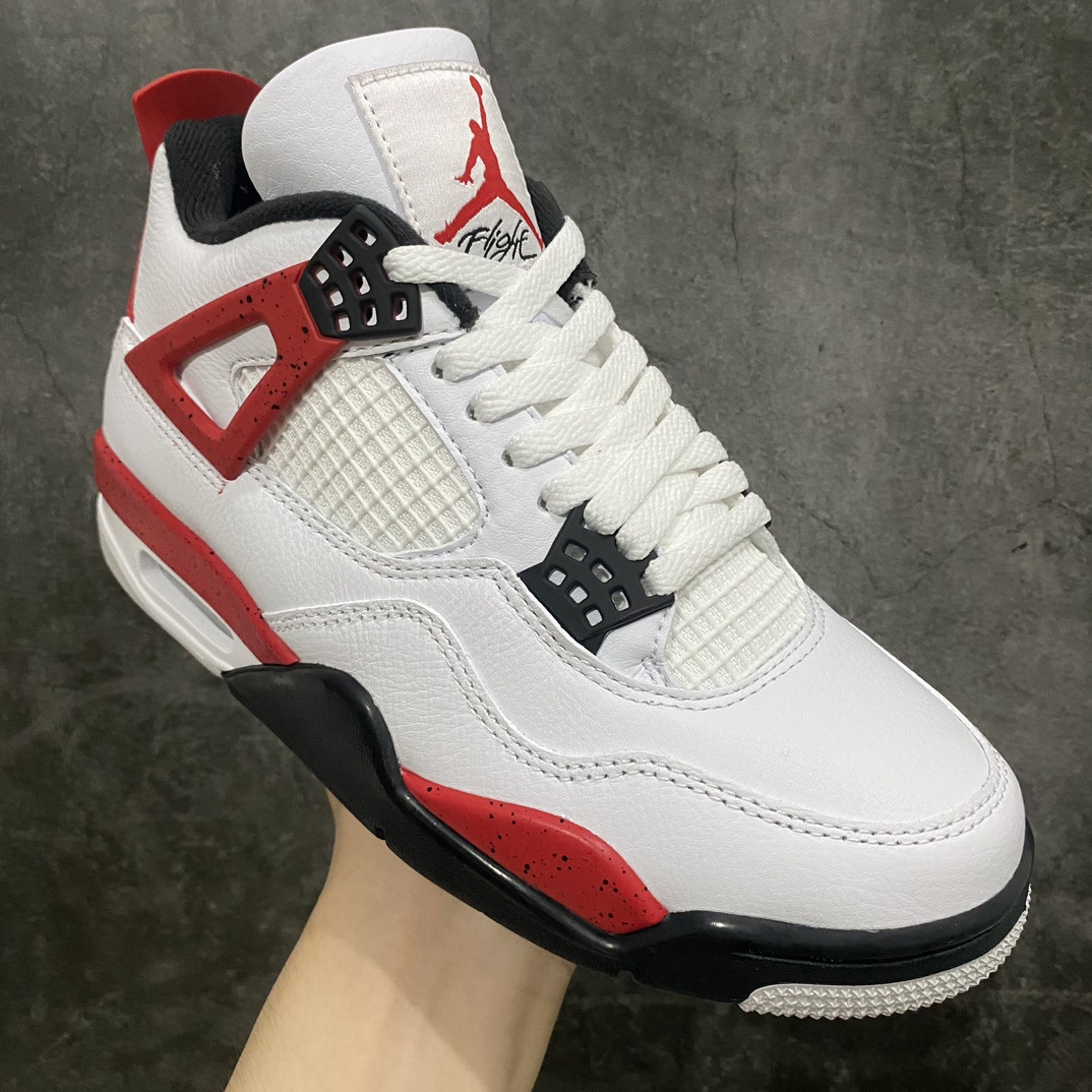 450 【OG纯原】Air Jordan 4 “Red Cement”aj4红水泥全码出货 DH6927-161