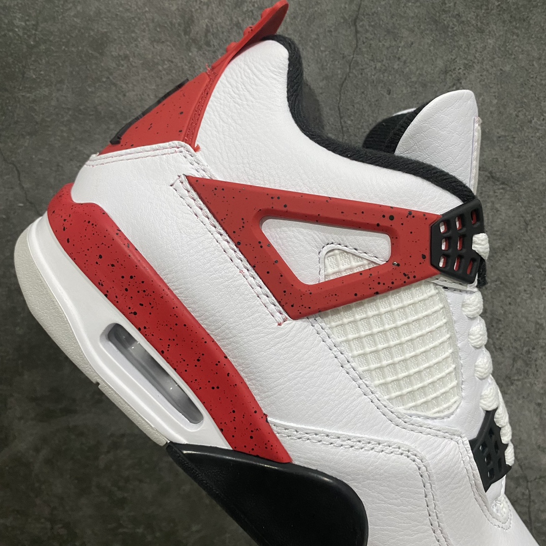 450 【OG纯原】Air Jordan 4 “Red Cement”aj4红水泥全码出货 DH6927-161