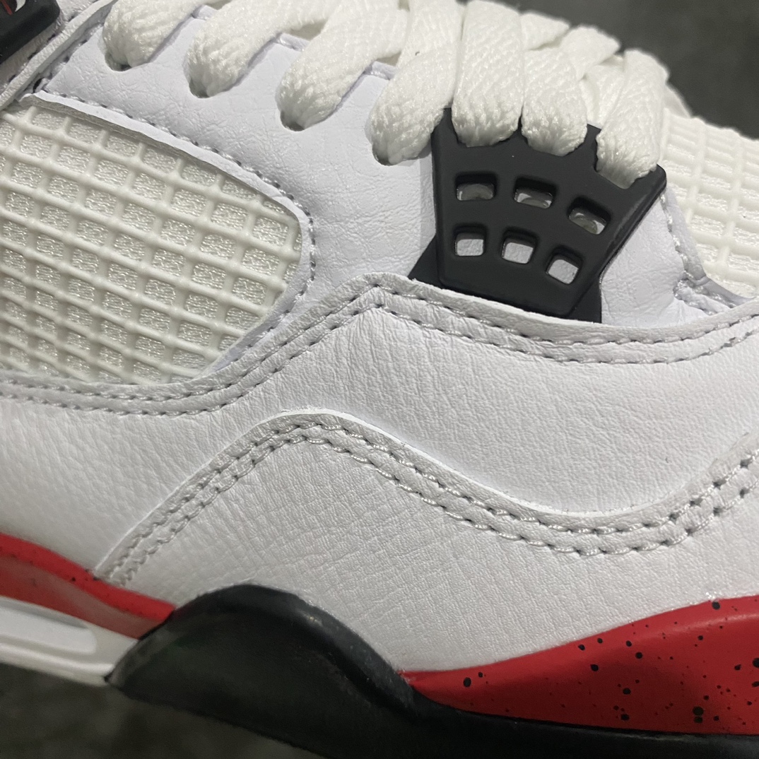 图片[3]-【OG纯原】Air Jordan 4 “Red Cement”aj4红水泥全码出货！男女鞋全码都有做n重金特殊渠道拿到的原鞋！市面独家唯一原鞋开发正确版本！外贸大佬们首选版本，区别市场各种性价比 全头层代号版本，目前市场唯一男女码都做的顶级好货，高端零售首选品质 货号：DH6927-161 尺码：36-47.5-莆田鞋批发中心