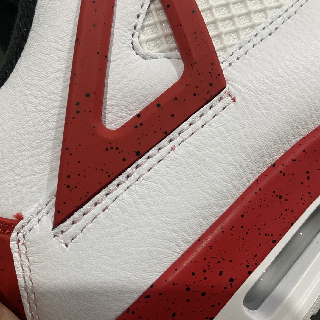 图片[4]-【OG纯原】Air Jordan 4 “Red Cement”aj4红水泥全码出货！男女鞋全码都有做n重金特殊渠道拿到的原鞋！市面独家唯一原鞋开发正确版本！外贸大佬们首选版本，区别市场各种性价比 全头层代号版本，目前市场唯一男女码都做的顶级好货，高端零售首选品质 货号：DH6927-161 尺码：36-47.5-莆田鞋批发中心