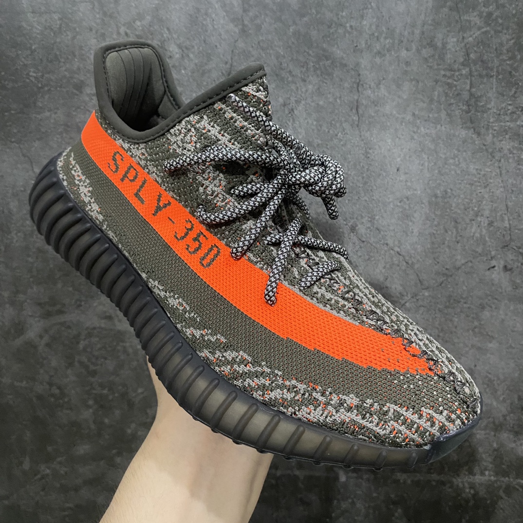 OG pure original Yeezy Boost 350 V2 gray orange angel 3.0 HQ7045