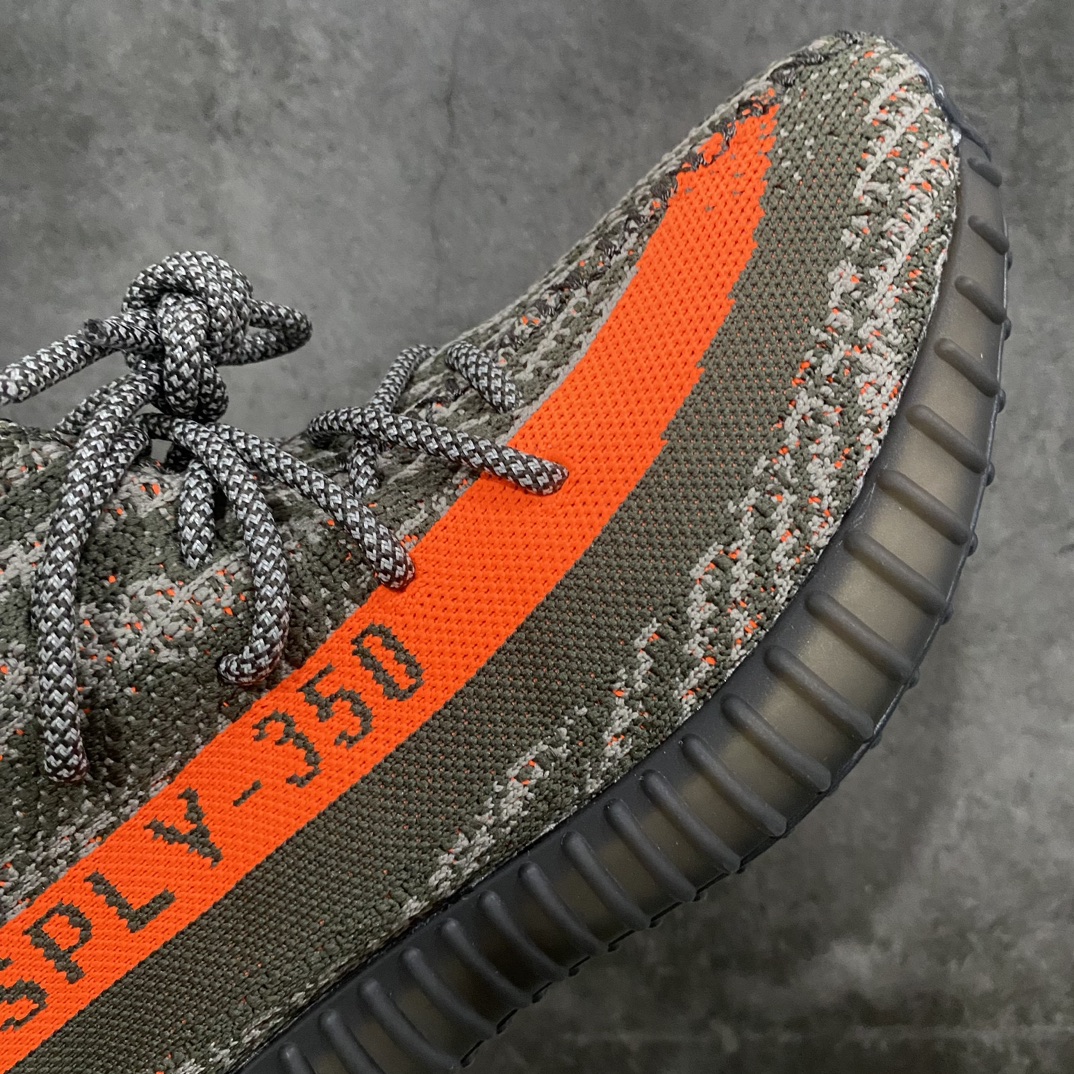 OG pure original Yeezy Boost 350 V2 gray orange angel 3.0 HQ7045