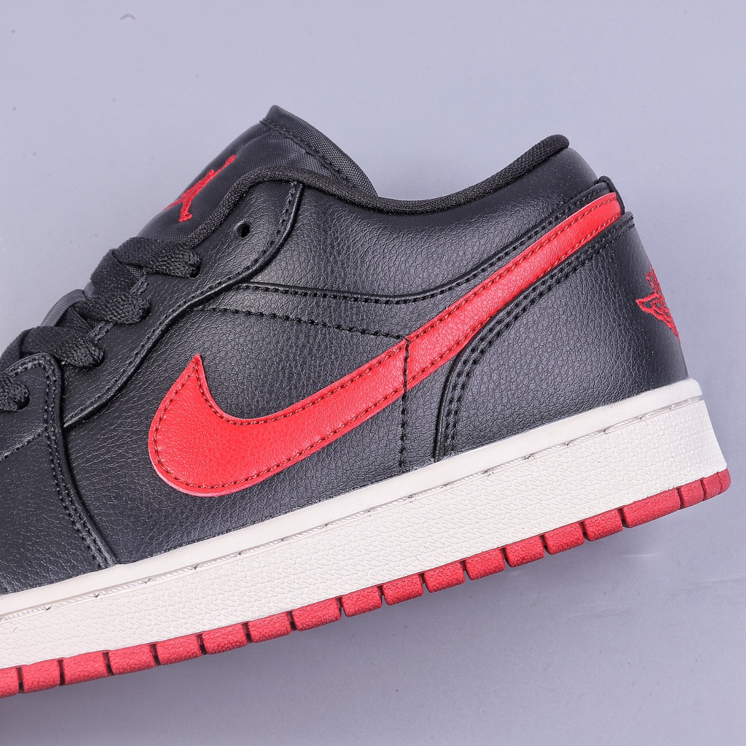 200 Air Jordan 1 Low "Bred Sail"黑红 DC0774-061